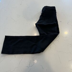 Vintage Levi’s Black 100% Polyester Pants 32x34 Made In USA Scoville Zipper